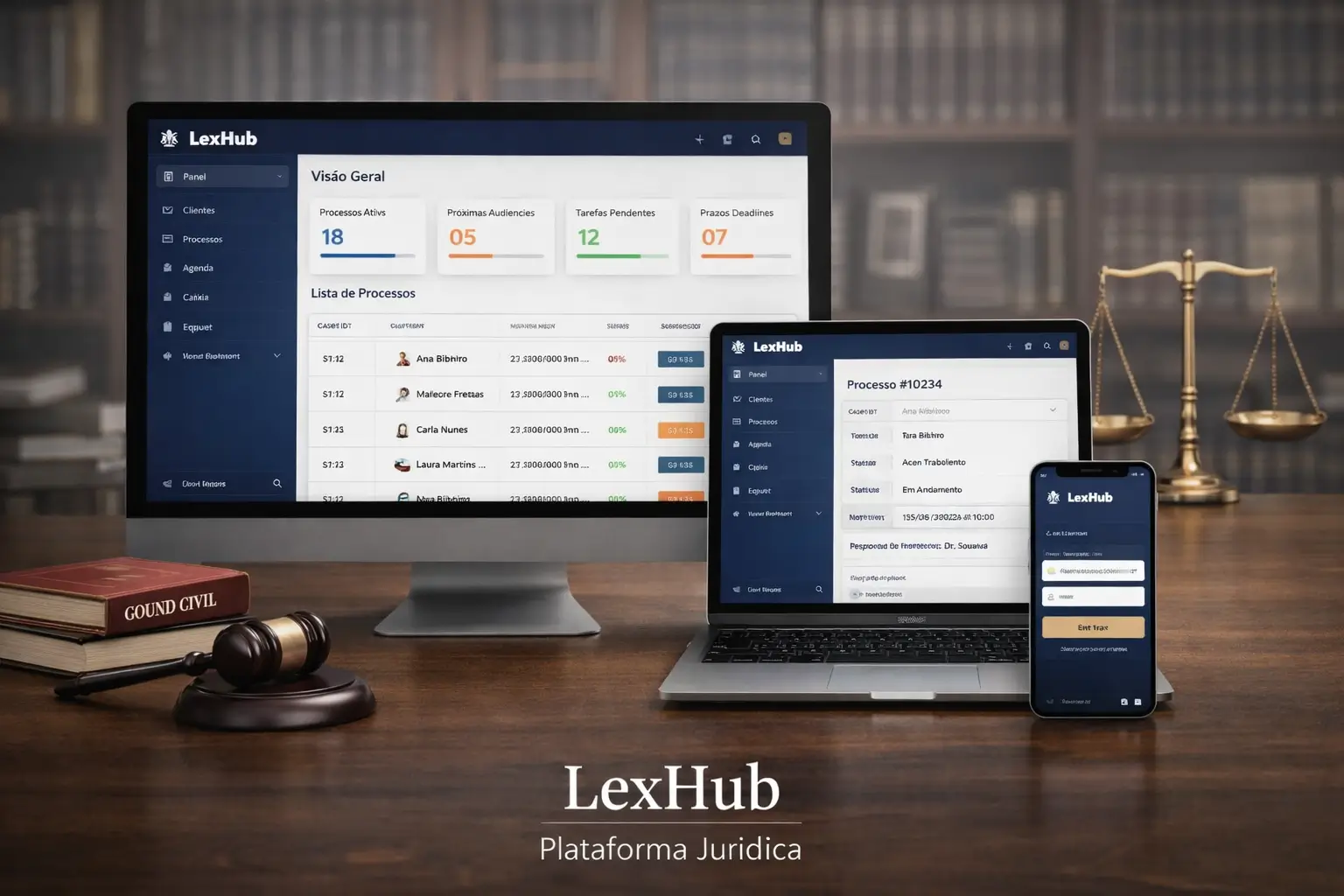 Mockup LexHub
